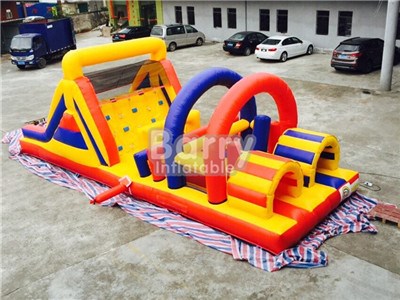 China supplier assault course , 10x4x3m inflatable obstacle course for sale BY-OC-71